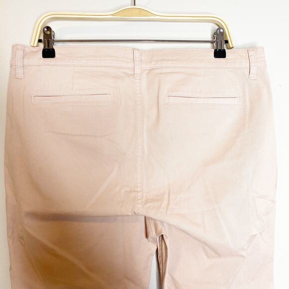 J Crew Slim Straight Chino Pants Pink Size 32P petite NWT - Picture 2 of 7
